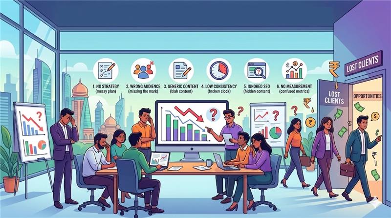 6 Content Marketing Mistakes Costing Indian Startups | Neekan Consulting 6 Content Marketing Mistakes Costing Indian Startups | Neekan Consulting